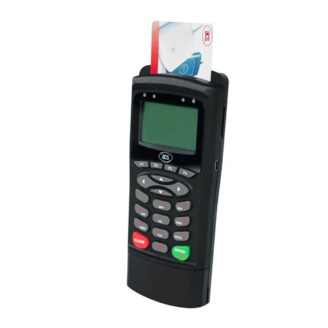 Battery operated smart card reader 